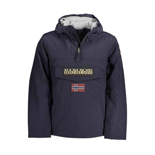 Napapijri Blue Polyamide Jackets & Coat
