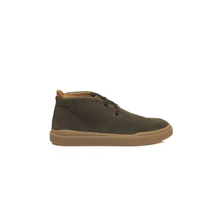 Green Cowhide Leather Boot Cerruti 1881 For Men Luxe