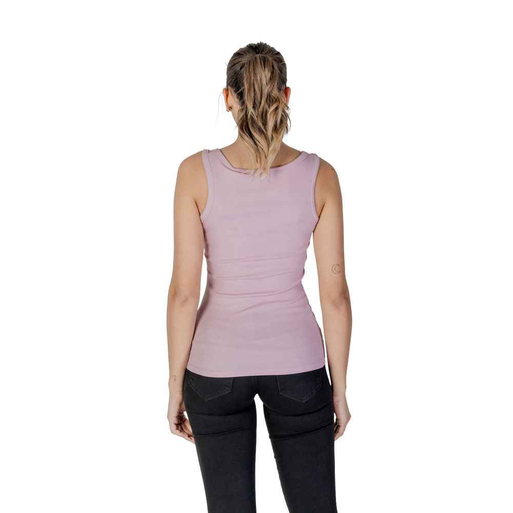 Guess Purple Cotton Tank Top