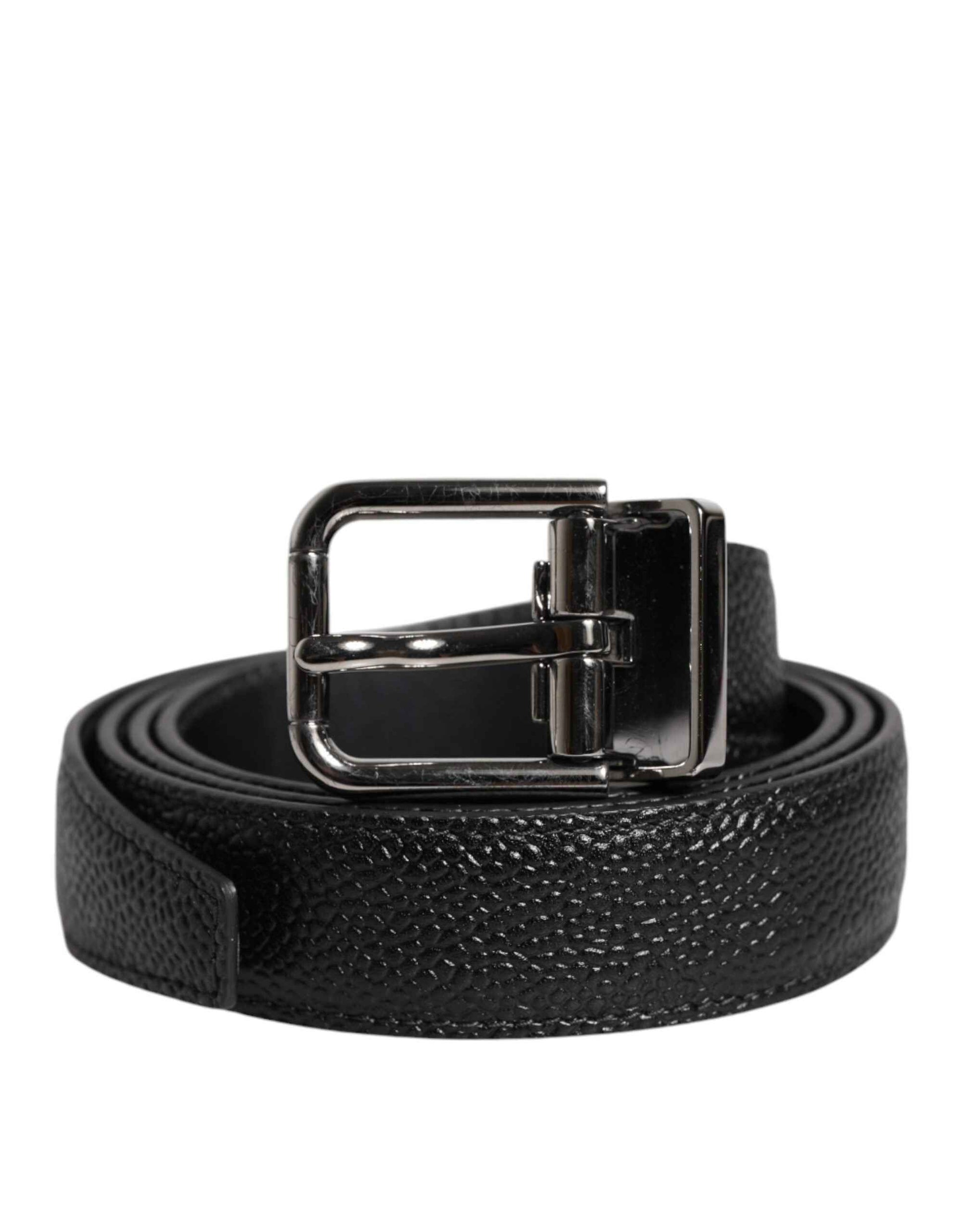 Dolce & Gabbana Kledingriem Van Leertextuur - Zwart