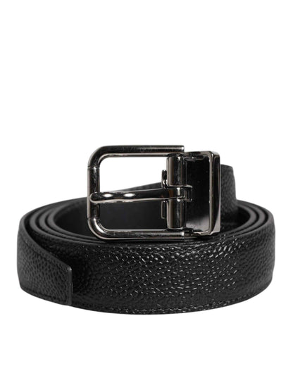 Dolce & Gabbana Kledingriem Van Leertextuur - Zwart