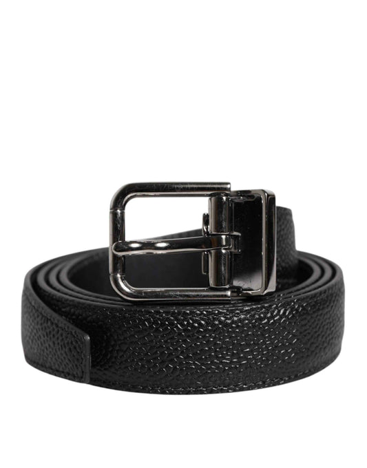 Dolce & Gabbana Kledingriem Van Leertextuur - Zwart
