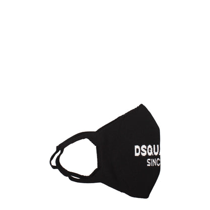 Dsquared2 Black Polypropylene Facemasks For Everyday Wear