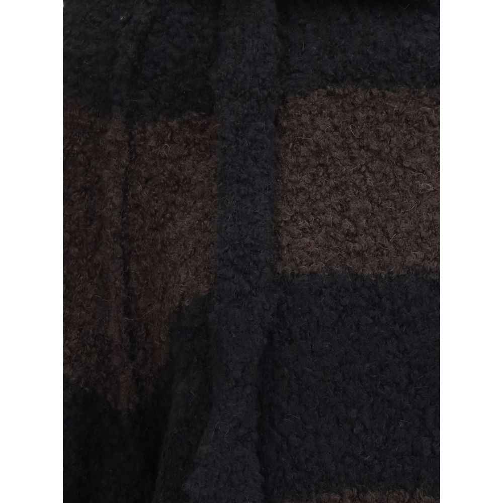 Petar Petrov LOOSE FIT CROPPED HOODED JUMPER