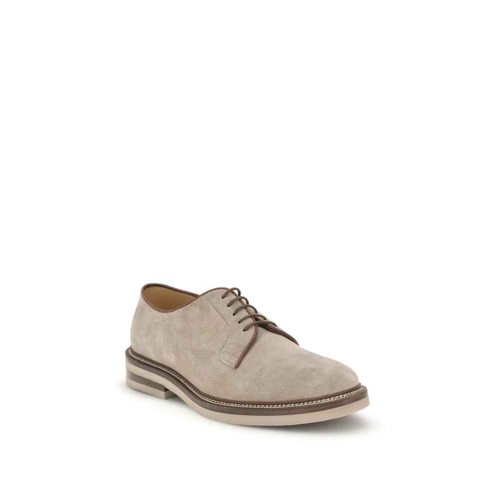 Brunello Cucinelli Suede Derby lace-up Shoes