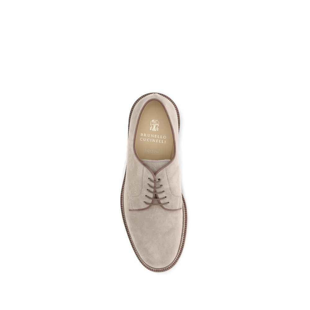Brunello Cucinelli Suede Derby lace-up Shoes