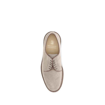 Brunello Cucinelli Suede Derby lace-up Shoes