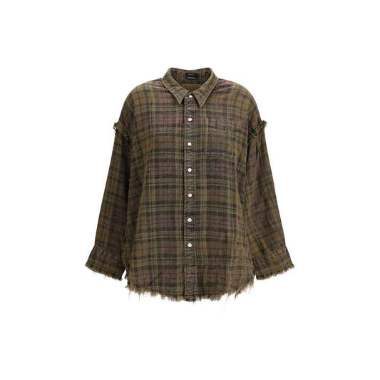 R13 Checked Cotton Shirt