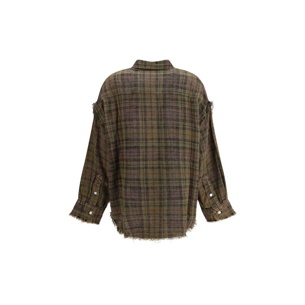 R13 Checked Cotton Shirt