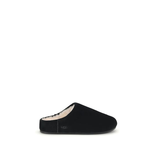 UGG Elea Suede Slip-On Slipper With Sheepskin Insole