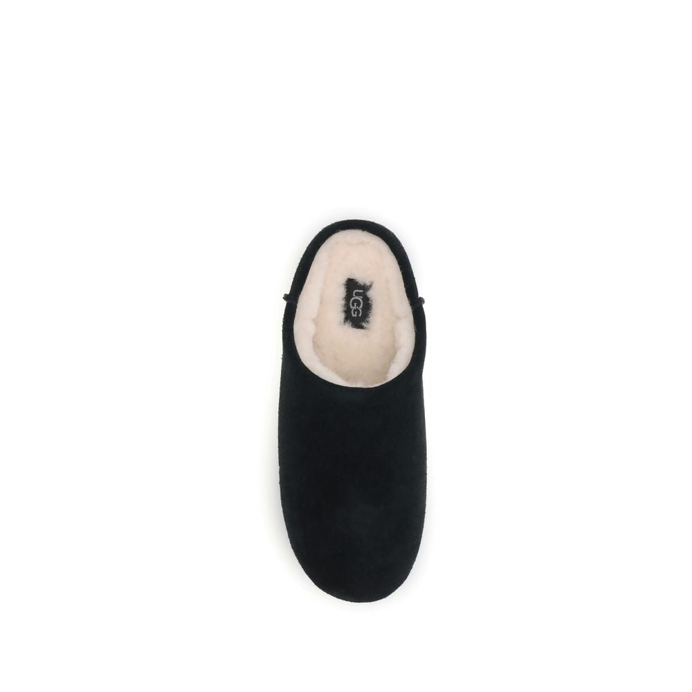 UGG Elea Suede Slip-On Slipper With Sheepskin Insole