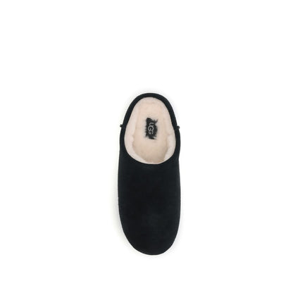 UGG Elea Suede Slip-On Slipper With Sheepskin Insole