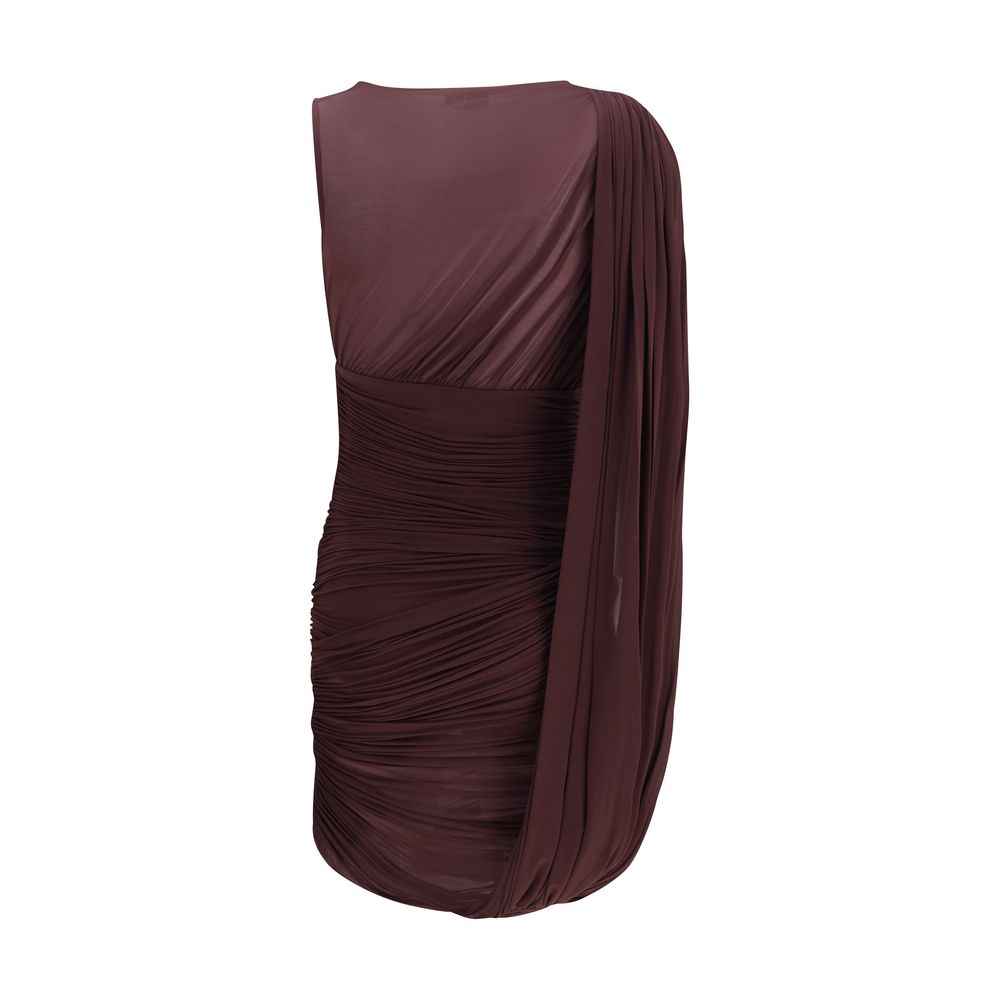 Magda Butrym Sheer draped mini Dress