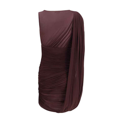Magda Butrym Sheer draped mini Dress