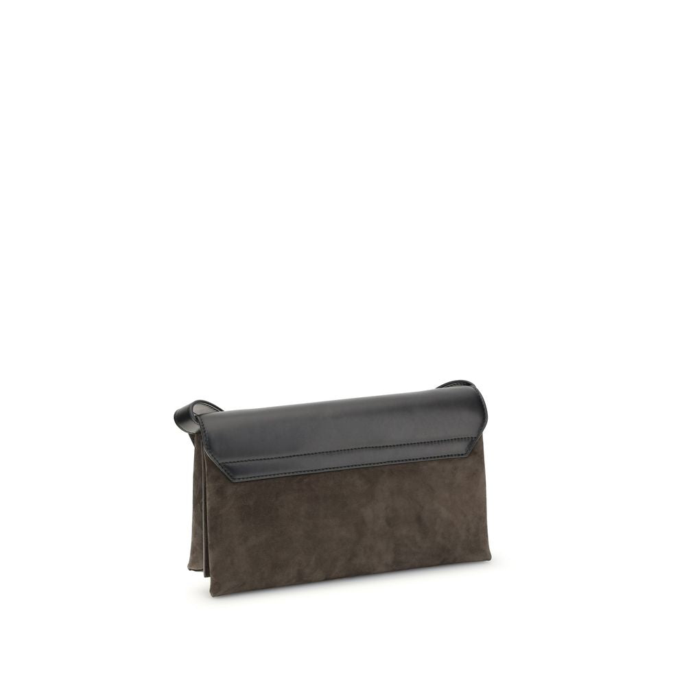 Brunello Cucinelli Sartorial Leather Shoulder Bag AW25