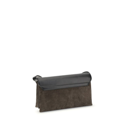Brunello Cucinelli Sartorial Leather Shoulder Bag AW25