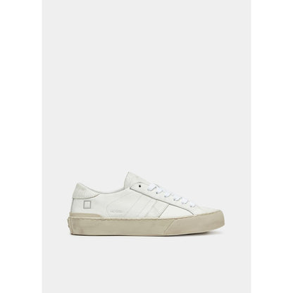 D.A.T.E White Leather Sneaker Premium Craftsmanship