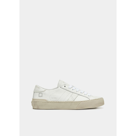 D.A.T.E White Leather Sneaker Premium Craftsmanship