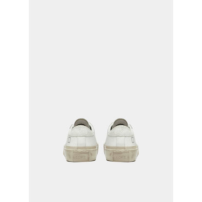 D.A.T.E White Leather Sneaker Premium Craftsmanship