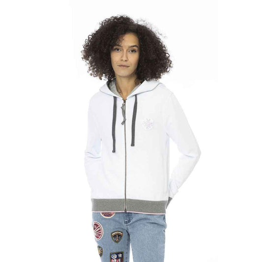 Mr&Mrs Italy White Cotton Sweatshirt