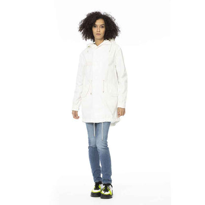 Mr&Mrs Italy White Cotton Jackets & Coat