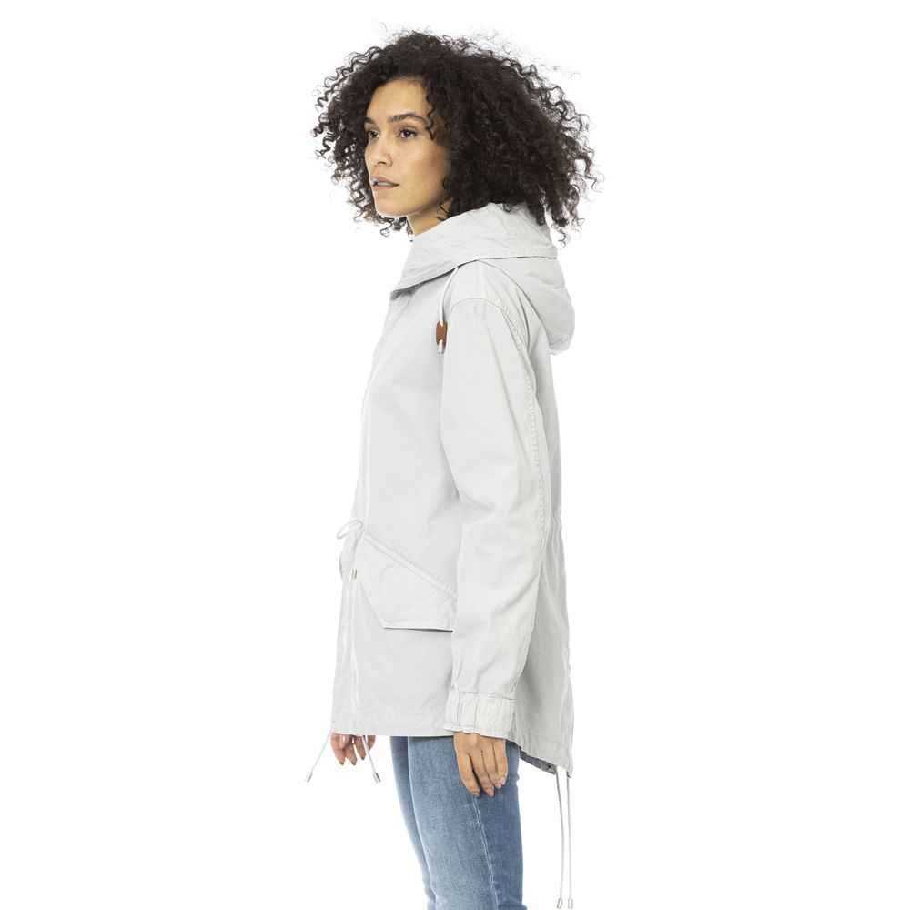 Mr&Mrs Italy Silver Cotton Jackets & Coat