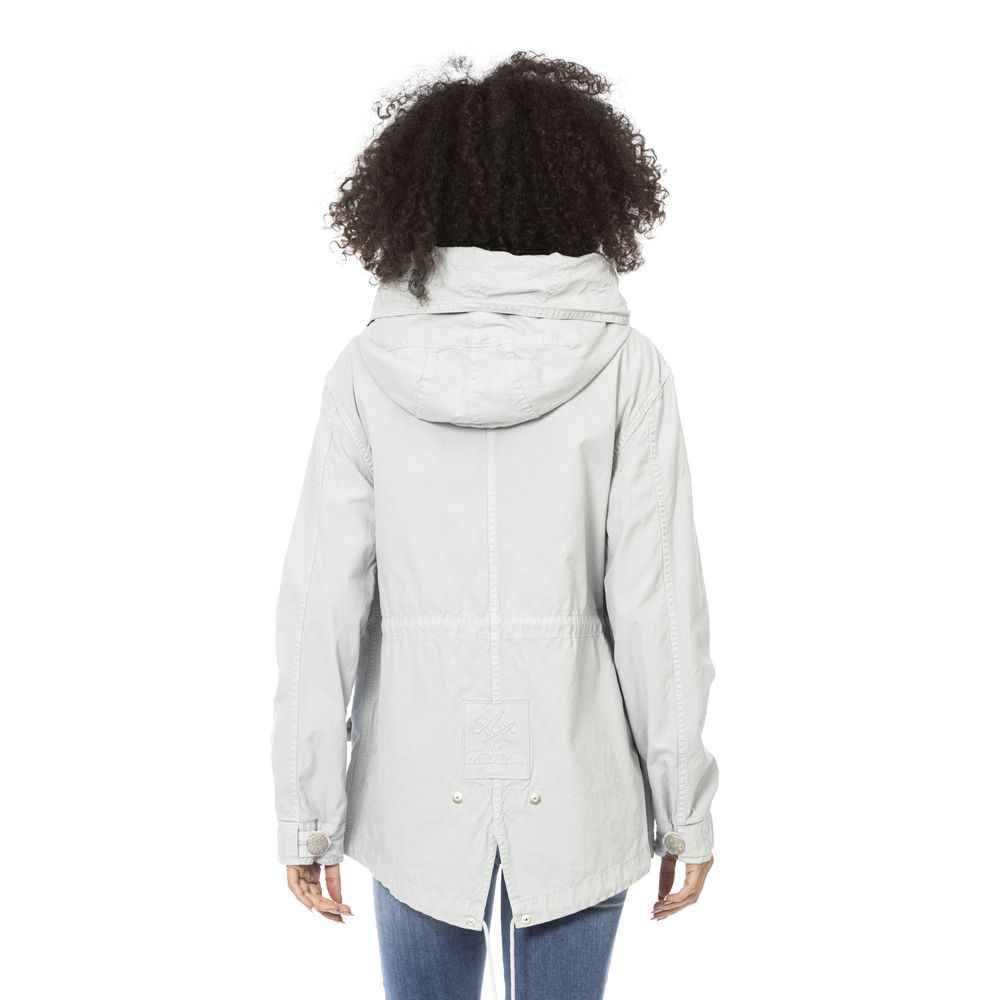 Mr&Mrs Italy Silver Cotton Jackets & Coat