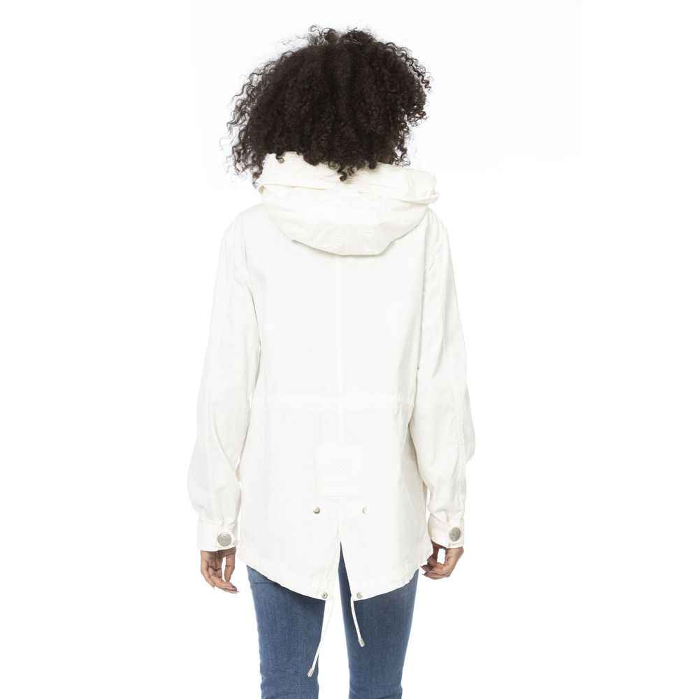 Mr&Mrs Italy White Cotton Jackets & Coat