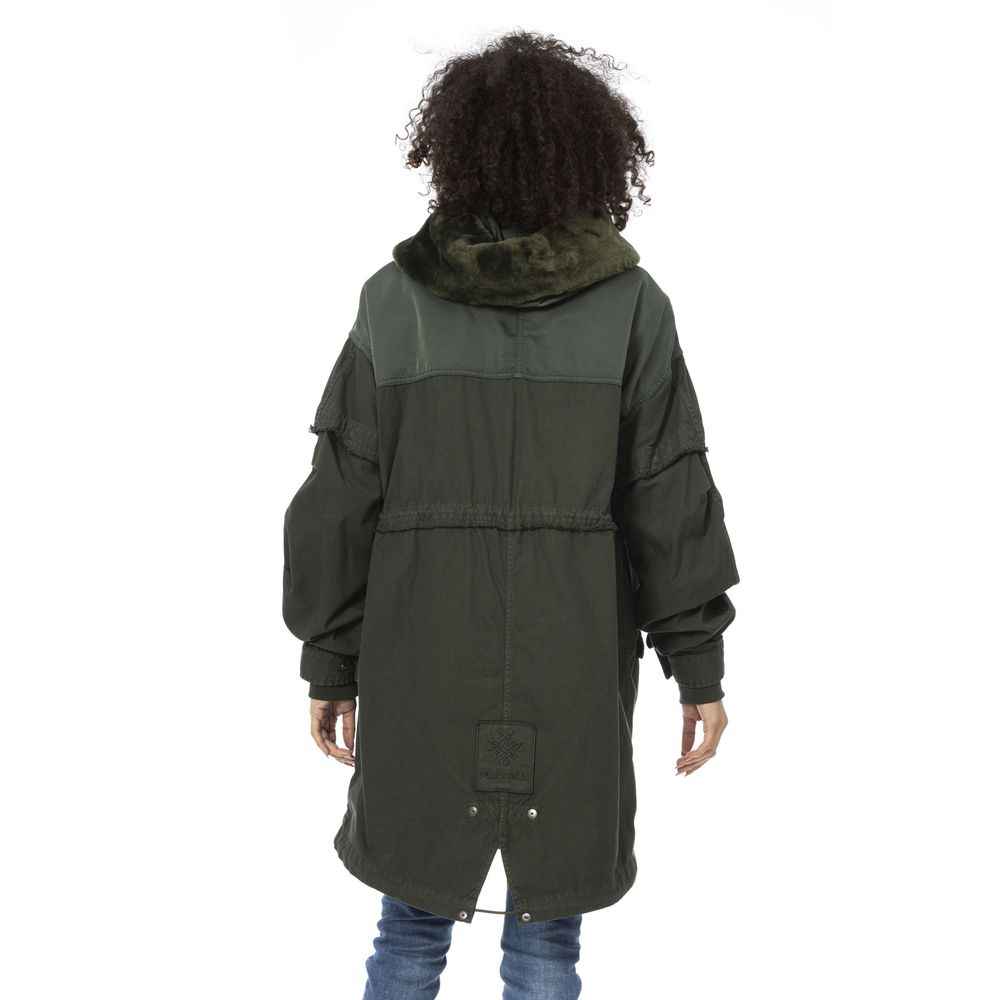 Mr&Mrs Italy Green Cotton Jackets & Coat
