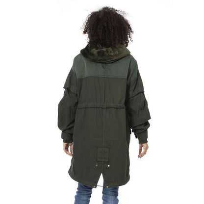 Mr&Mrs Italy Green Cotton Jackets & Coat