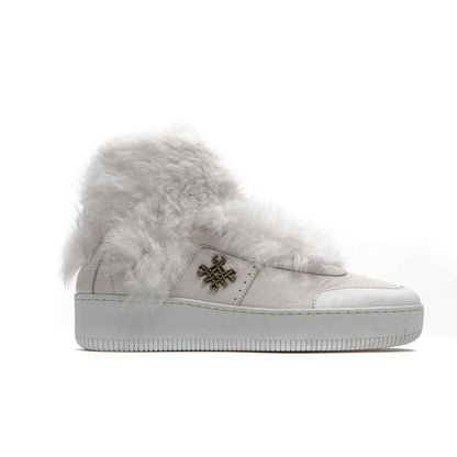 Mr&Mrs Italy White Cotton Sneaker