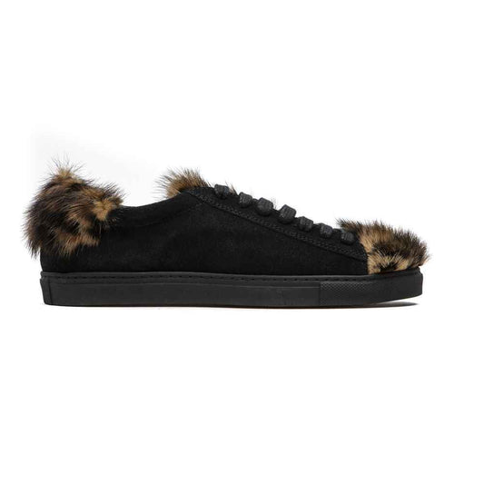 Mr&Mrs Italy Black Leather Sneaker