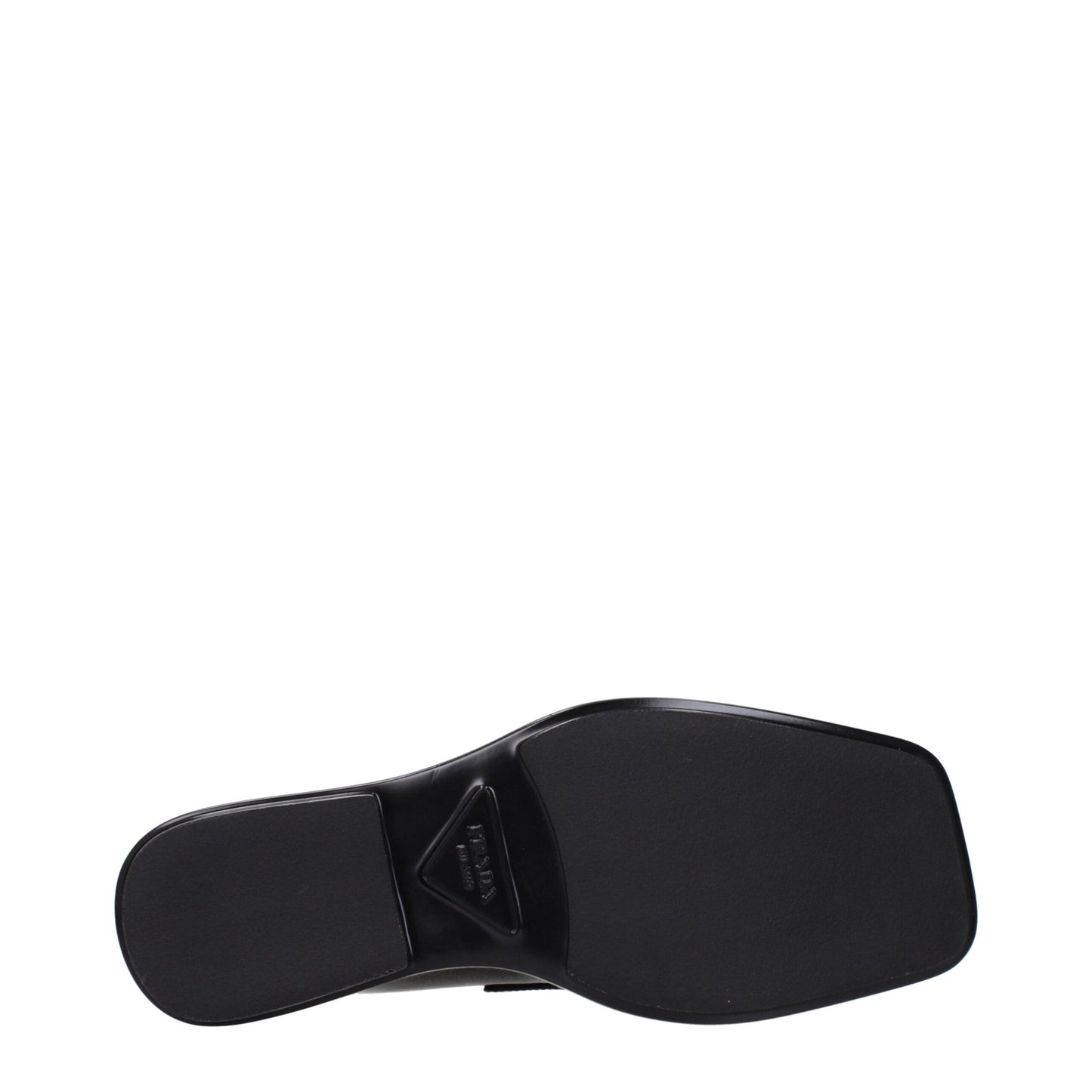 Prada Slip-On Loafers Leer - Zwart Elegante Casual