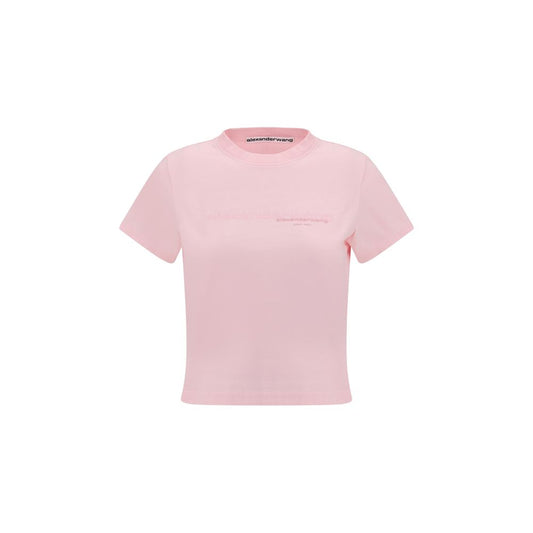 Alexander Wang Cropped Cotton T Shirt Slim Fit Essentials