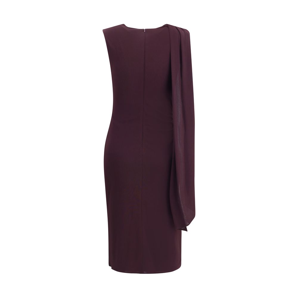 Tom Ford Jersey Midi Dress Met Sjaal - Elegant Stijlvol