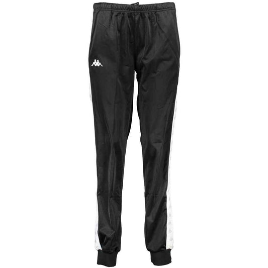 Kappa Black Polyester Pant