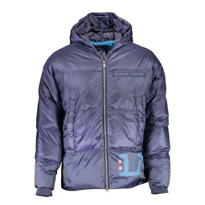 La Martina Blue Feather Jackets & Coat