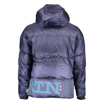 La Martina Blue Feather Jackets & Coat