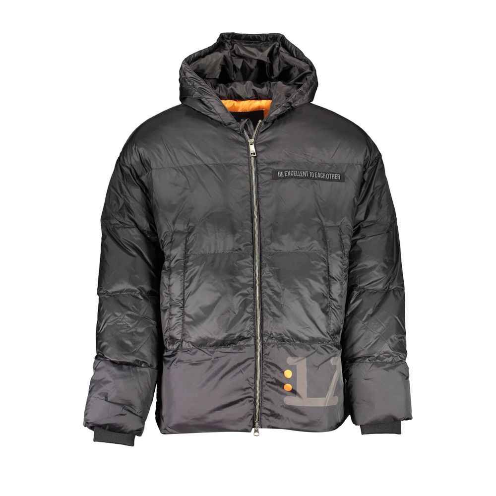 La Martina Black Feather Jackets & Coat
