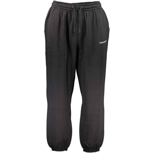 Calvin Klein Black Cotton Pant