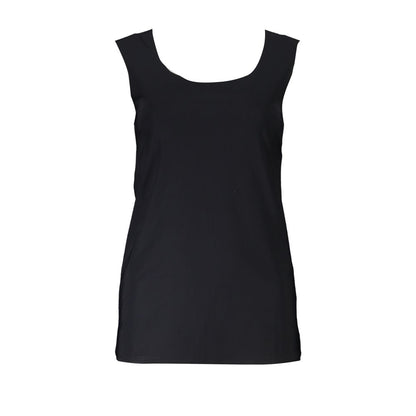 Patrizia Pepe Elastaan Tank Top Zwart Luxe Collectie