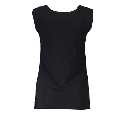 Patrizia Pepe Elastaan Tank Top Zwart Luxe Collectie