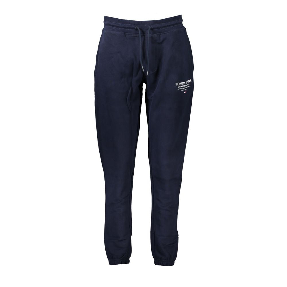 Tommy Hilfiger Blauwe Gerecyclede Katoenbroek Met Elastiek