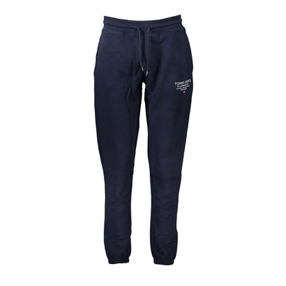 Tommy Hilfiger Blauwe Gerecyclede Katoenbroek Met Elastiek