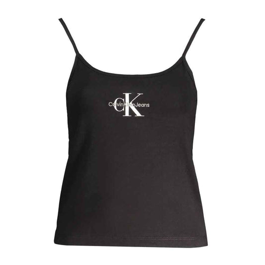 Calvin Klein Black Cotton Tank Top