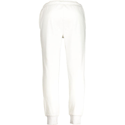 K-Way Witte Katoenen Pantalon Wit Luxe Exclusief Ontwerp