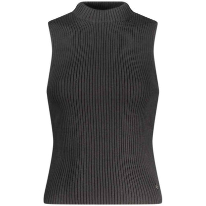 Guess Jeans Black Cotton Tank Top