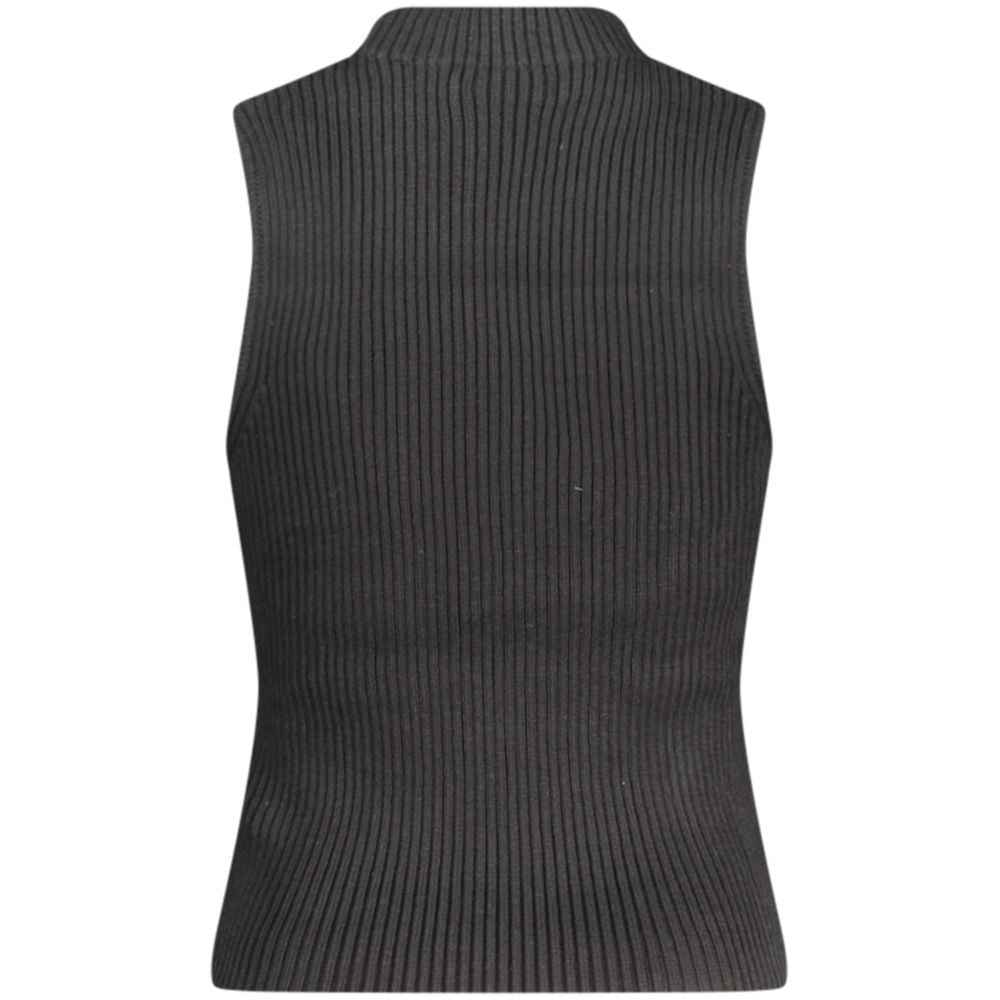 Guess Jeans Black Cotton Tank Top