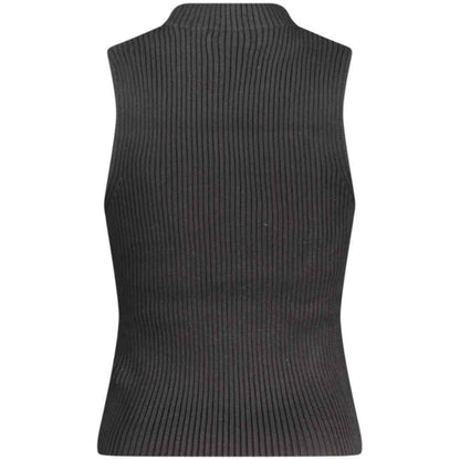 Guess Jeans Black Cotton Tank Top