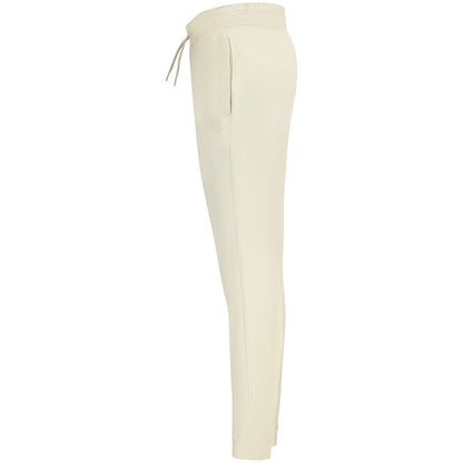 Hugo Boss Beige Katoenbroek Met Elastische Taille En Boord